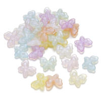 10Pcs/Lot Bolas De Mariposa Acrílicas Para Hacer Joyas Accesorios Para Pulseras Collares Y Aretes Forma Irregular DIY - details 3