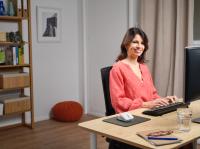 Ratón inalámbrico Trust Ozaa Multi-Device, conexión multidispositivo, sensor óptico de alta precisión (800-3200 ppp), botones silenciosos, 2 ruedas de desplazamiento lateral, batería recargable de hasta  6 meses  de duración, diseño ergonómico - details 0