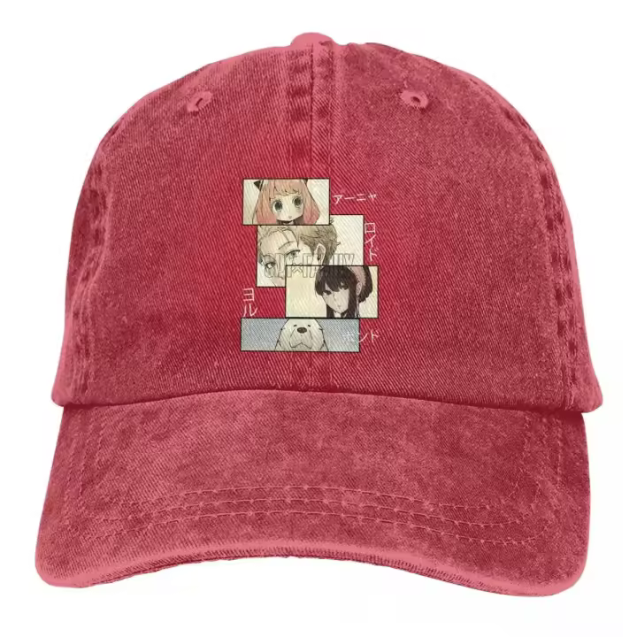 Gorro De Verano Con Visera Para Familia Forger Estilo Hip Hop Anime Spy X Family Sombrero De Vaquero Ajustable Para Padre Gorros De Béisbol Protección Solar Unisex Tamaño Único - 1