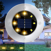 Lámpara Solar IP68 LED Para Exteriores Luz De Suelo Con Energía Solar Para Jardín Patio Camino Decoración De Jardín Luz Subterránea Para Pista Y Pared - details 7