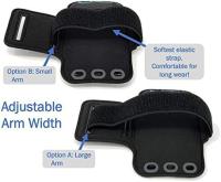 Brazalete Deportivo Saatchitech | Bolsillos para Llaves | Apertura para Auriculares | Protección Lluvia y Sudor | Correa Ajustable - details 0