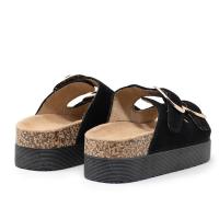 Sandalias Anatómicas mujer ISTERIA 25221 001 BIO DOBLE SERRAJE 2  HEBILLAS NEGRO 36015 25V - details 1