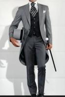 Traje Formal Italiano Para Novio Estilo Gentleman Traje De Baile De Prom Tuxedos Con Chaqueta Pantalones Y Chaleco Para Hombres - details 1