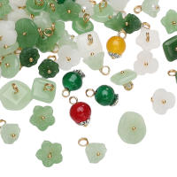 5Pcs Botones De Imitación De Jade De Vidrio Estilo Chino Hebilla De Seguridad Colgante Para DIY Pulseras Y Collares Tejidos - details 3