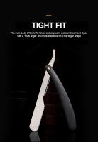 Cuchillo De Barba Manual Para Hombres Herramienta De Peluquería Acero Inoxidable Corte De Seguridad Para Recortar Cejas Y Cabello - details 1
