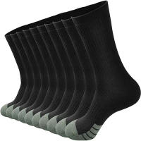 10 Pares De Calcetines Largos Para Hombres Y Mujeres En Colores Negro Y Blanco Estilo Deportivo Para Otoño E Invierno - details 2