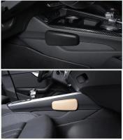 Almohadilla De Rodilla De Cuero Sintético Para Coche Cojín De Pierna De Memoria Universal Cómodo Soporte De Túnel 6.89X2.95 Pulgadas - details 10