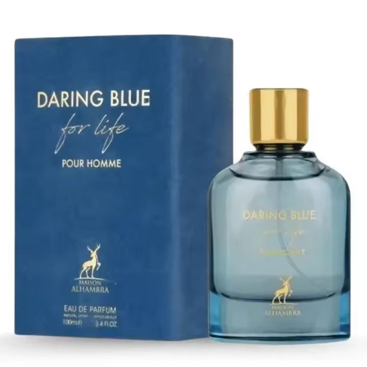 MAISON ALHAMBRA DARING BLUE FOR LIFE EAU DE PARFUM POUR HOMME 100ML VAPORIZADOR - 1