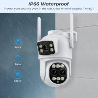 Cámara De Seguridad IP 6K 12MP Con Zoom De 8X Y Lentes Triples Pantalla Dual Exterior WiFi Protección Del Hogar CCTV PTZ ICSEE - details 12