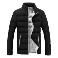 Nueva Chaqueta De Algodón Para Hombre 2024 Abrigo Grueso De Punto Deportivo Casual Cuello Alto Para Otoño E Invierno - details 3