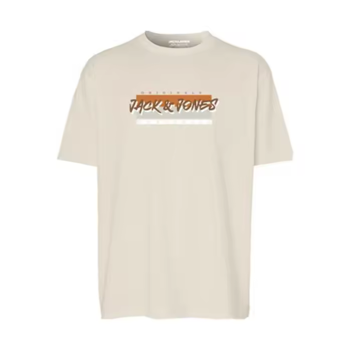 Camiseta JACK & JONES JORVARENNA TEE 12277944 BEIGE Beige - 1
