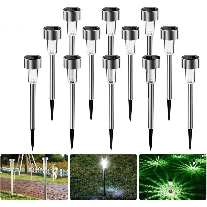 Luces Solares para Jardín IP65 en Prueba de Agua Pack de 12 - 1