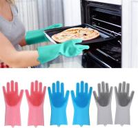 Los Guantes domésticos son ampliamente utilizados para jardinería, Cocina, protección de Manos (Pink) - details 1