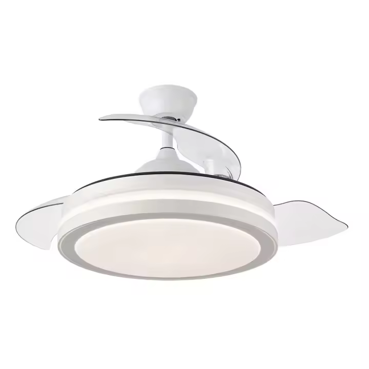 Ventilador de Techo FABRILAMP Esparta Mini Blanco 48w 4080lm 3asp.desp 91d 3000-4000-6000k - 1