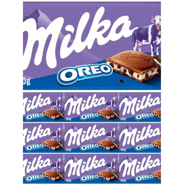 Milka y Oreo 10Unidades10 x 100 g - 1