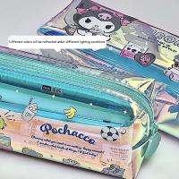 Estuche De Lápices Sanrio Black Beauty Cinnamon Melody Para Niñas Estudiante Organizador De Suministros Escolares Anime Bag - details 4