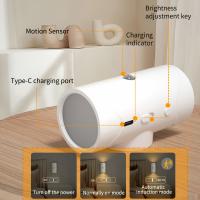 Lámpara De Noche LED Recargable Con Sensor De Movimiento 3 Modos De Iluminación Luz Magnética Para Pasillos Y Escaleras - details 1
