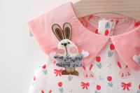 Vestido De Verano Para Bebé Niña Con Diseño De Conejito De Peluche Vestido De Princesa Sin Mangas A-LINE Para Recién Nacidos De 0 a 3 Años - details 5