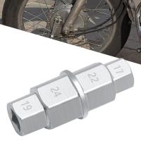 Herramienta De Eje Hexagonal Universal Cromado Plata Llave De Wrench Remoción Herramienta De Eje Hexagonal Para Rueda Delantera De Motocicleta - details 0