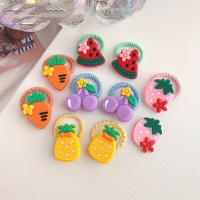 40PCS Set De Cinturones Elásticos Para El Cabello Pequeños Y Lindos Para Bebés Niñas Con Diseños De Animales Frutas Y Colores Poliéster Adecuado Para Todas Las Estaciones - details 4