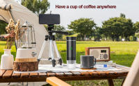 Cafetera espresso portátil para camping, máquina de café expreso, inalámbrica, eléctrica, 3 en 1, cafetera en polvo para el hogar, viajes, camping - details 1