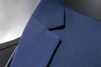 Chaleco De Novio Casual Para Hombre Marca Alta Color Sólido Diseño De Negocios Blazer De Boda Top De Traje Chaqueta De Moda - details 12