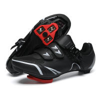 Zapatos De Ciclismo Para Hombre MTB Transpirables Antideslizantes SPD Deportivos De Bicicleta Cerradura Self-locking Material De La Suela De Goma - details 4