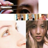 Tijeras De Pestañas Portátiles Con Diseño Inteligente Y Luz LED Herramienta De Maquillaje De Acero Inoxidable Para Eliminar Cabello De Cejas - details 1