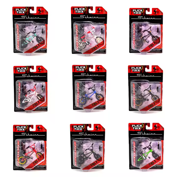 FLICK TRIX Mini BMX Bicicleta De Dedo PREMIUM Juguete Diecast Modelo De Coche Regalo Colección Material RESIN Edad Recomendada 14+ - 1