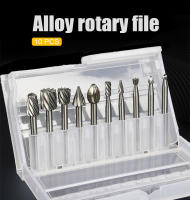 10Pc HSS Router Bits En Carburo Para Grabado Y Tallado En Madera Herramientas Para Talleres Rotativos DIY 1/8"(3mm) Broca De Abrazadera - details 0