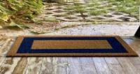 WAOW-Felpudo entrada casa 28x50cm,composición en coco, 100% natural,base de goma antideslizante,resistente,altura De 1,7cm.Decoración hogar, alfombra exterior, diseño cenefa color. - details 9