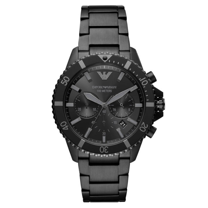 Emporio armani ar11363 men's watch, calendar function, diameter: 43mm