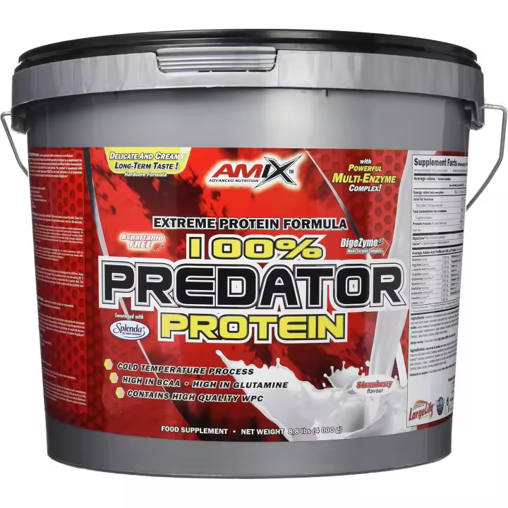 AMIX Nutrition Predator - Proteínas para Aumentar Masa Muscular - Formato Bote de 4 Kg - 1