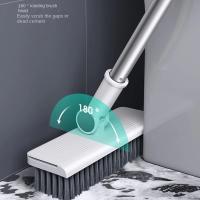Juego De Limpieza 3-en-1 Varita De 4 Secciones Cepillo De Paja Suave Y Escoba Para El Hogar Con Cuchara De Basura Herramientas De Limpieza - details 4