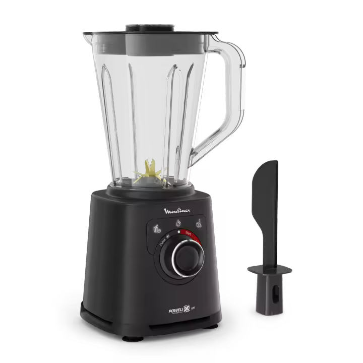 Batidora Smoothie Moulinex 1200W, Pica Hielo, AutoClean, Jarra Tritán 2L, Tecnología Powelix, 3 Programas Automáticos y Sistema de Refrigeración - 1