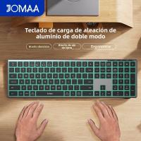 Teclado Inalámbrico Bluetooth Con Iluminación Multicolor Recargable Para Multiple Dispositivos Compatible Con Laptop Tablet iPad - details 1