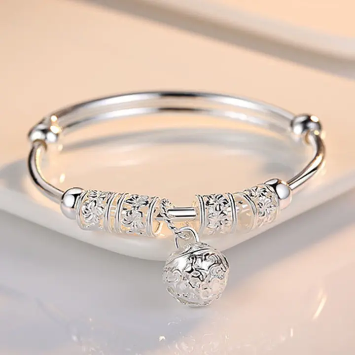 Joyería clásica de palacio, joyería de plata bañada en cobre, pulsera de palacio ling, pulsera para damas push-pull - 1