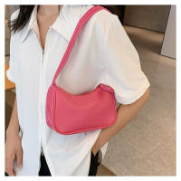 Bolso De Hombro Para Mujer Estilo Retro De Cuero PU Forma De Baguette Con Lazo Cerrado Por Cremallera Bolso Suave De Negocios - details 7