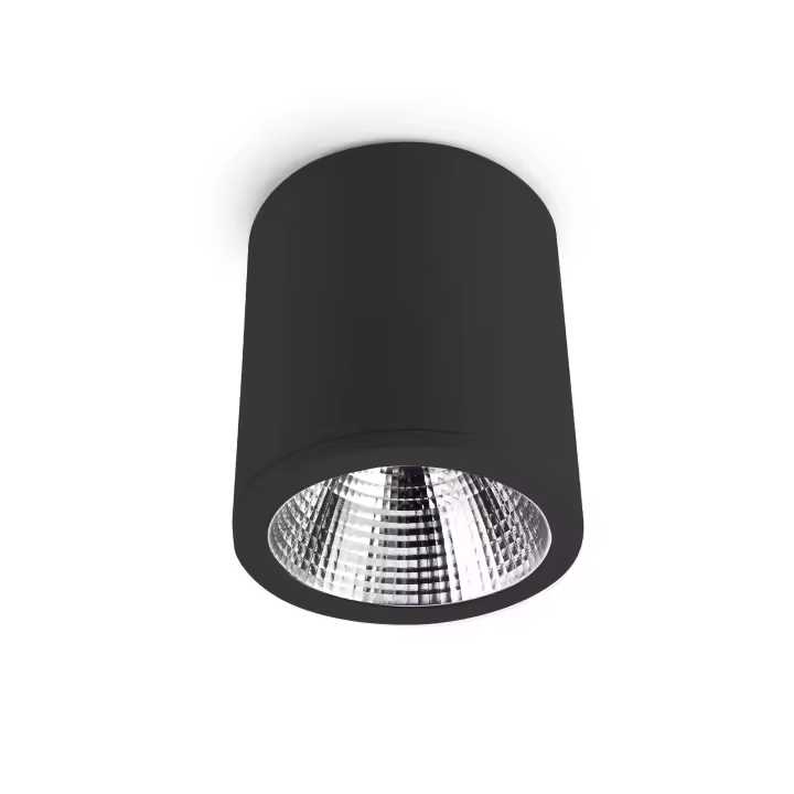 LEDS·C4 Plafon Exit 25.9W Blanco Neutro - 4000K CRI 80 Negro IP23 2284Lm - 1