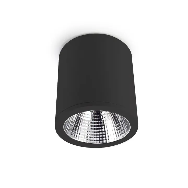 LEDS·C4 Plafon Exit 25.9W Blanco Neutro - 4000K CRI 80 Negro IP23 2284Lm - 1