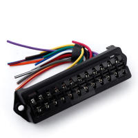 Caixa De Fusibles De Circuito Automóvil 12 Way DC32V Con 2 Entradas Y 12 Salidas Para Remolques Y Coches Bloque De Soporte ATC ATO - details 2