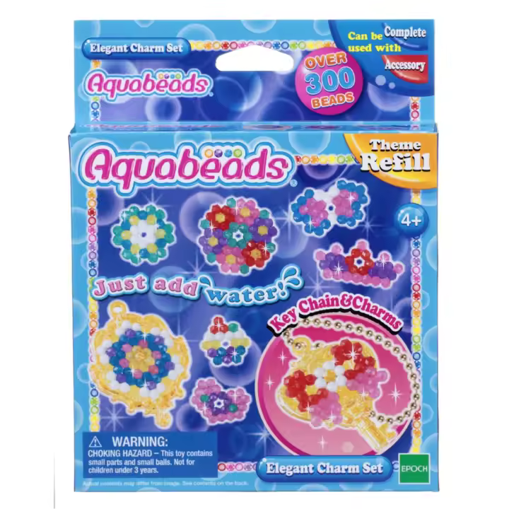 Aquabeads Set de abalorios elegantes ¡con más de 300 abalorios! (Epoch 31038) - 1