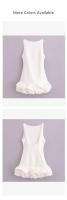 Nueva Ropa De Mujer Para Otoño 2024 Vestido Corto Sin Mangas En Blanco Moda Europea Y Americana A-Line Cuello Redondo Botones De Cierre - details 3
