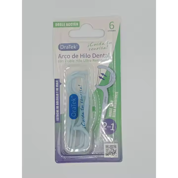Oratek ARCO DOBLE VIAJE Hilo Dental Blister 6 Unidades Óptima Precisa - 1