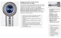 Secador de pelo profesional iónico, sin aspas, potente y silencioso, Display LED, Motor Digital Brushless de Alta Velocidad 110,000 RPM, Ligero, Accesorio Magnético, Super hay dryer - details 6