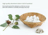 100PCS Bastones De Papel Para Cosméticos Desechables Cabezas De Algodón Individualmente Empaquetados Para Viajes Portátiles Y Sanitarios - details 1