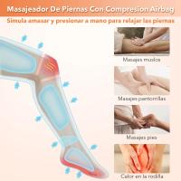 Cecodadi-Botas de Presoterapia 3 en 1 con Calor: Masaje Compresivo, Terapia Térmica y Control Circulatorio para Rehabilitación en Casa - details 4