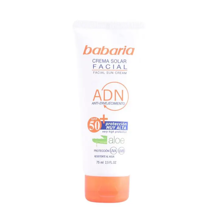 BABARIA ALOE VERA CREMA SOLAR FACIAL SPF50+ 75ML - 1