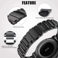 Correa De Reloj De Acero Inoxidable 22mm Para Black Shark S1 pro Smartwatch Fácil De Ajustar Correa De Pulsera Metálica Unisex - details 11