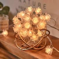 Caja De Batería Para Luces LED En Forma De Rosas 1PC Lámpara De Cadena De Flores Para Fiestas Y Vacaciones De Navidad - details 7